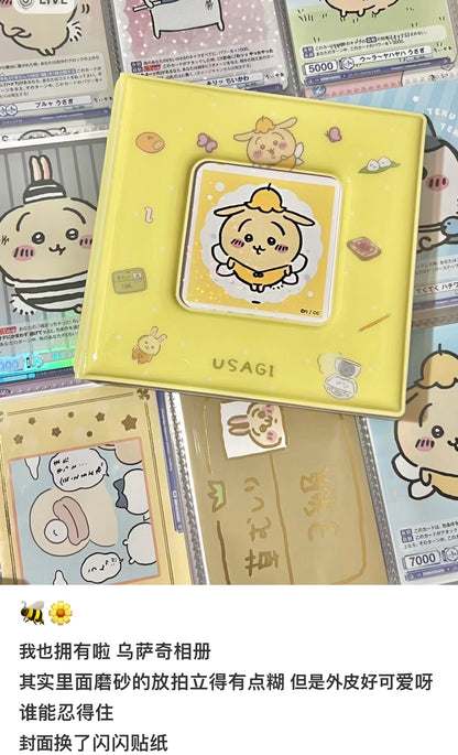 Chiikawa 吉伊卡哇｜软软外壳卡册/手掌相册/拍立得相册/邮票/贴纸收藏/抽卡收藏/侧面还可挂挂链｜10卡位入