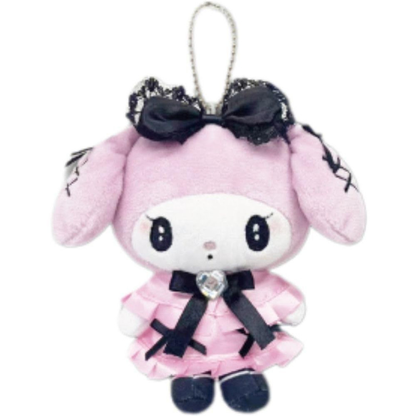 Sanrio｜My Melody &amp; Kuromi Mascot Pouch Keychain｜5.0 x 10.0 x 14.0cm approx.