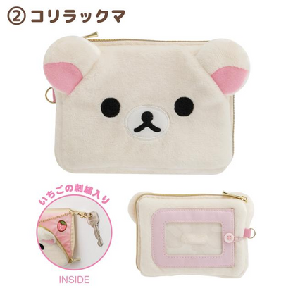 Rilakkuma｜Pass Case Card Holder Pouch｜100×130×20mm approx.