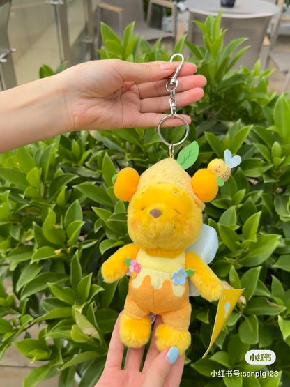 Disney HK｜眯眯眼蜜蜂柠檬噗噗挂件