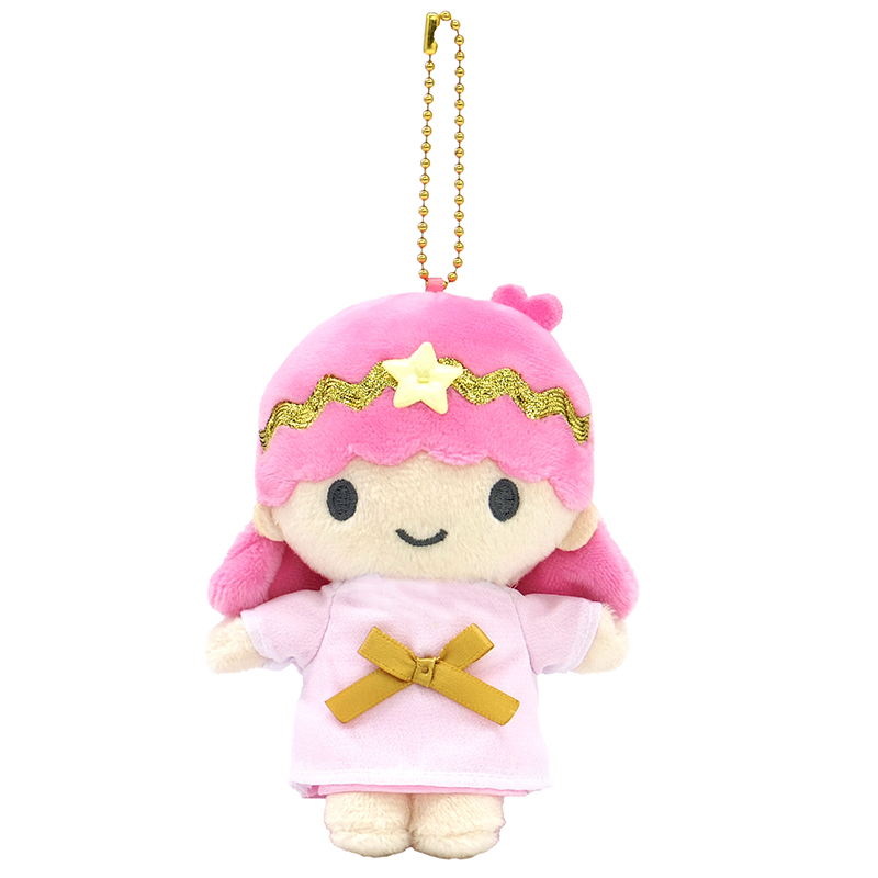 Sanrio｜Little Twin Stars Collection 90s Angel Retro Mascot Holder /Plush Keychain｜9×5×12cm approx.