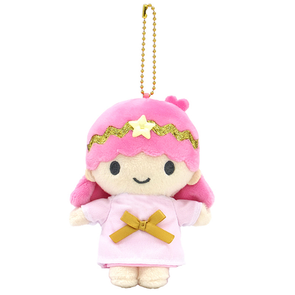 Sanrio｜Little Twin Stars Collection 90s Angel Retro Mascot Holder /Plush Keychain｜9×5×12cm approx.