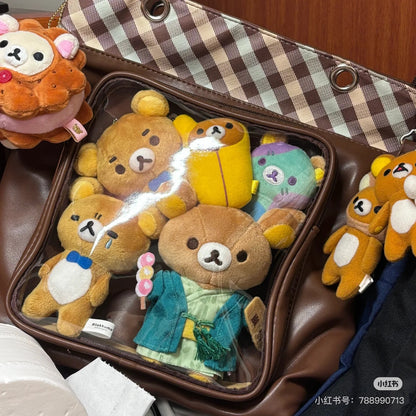 Rilakkuma轻松熊｜地域限定京都岚山浴衣系列可爱角色毛绒玩偶挂件/包挂
