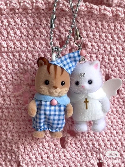 【limit 1】SylvanianFamilies｜Walnut Squirrel Key Chain Nightware Eopch Calico Critters