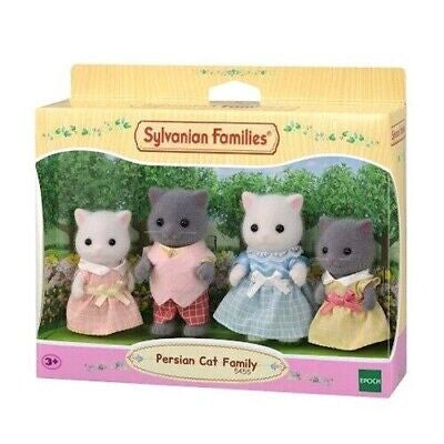 SylvanianFamilies森贝儿家族|Persian Cat Family波斯猫家族系列套组/玩具/过家家5455