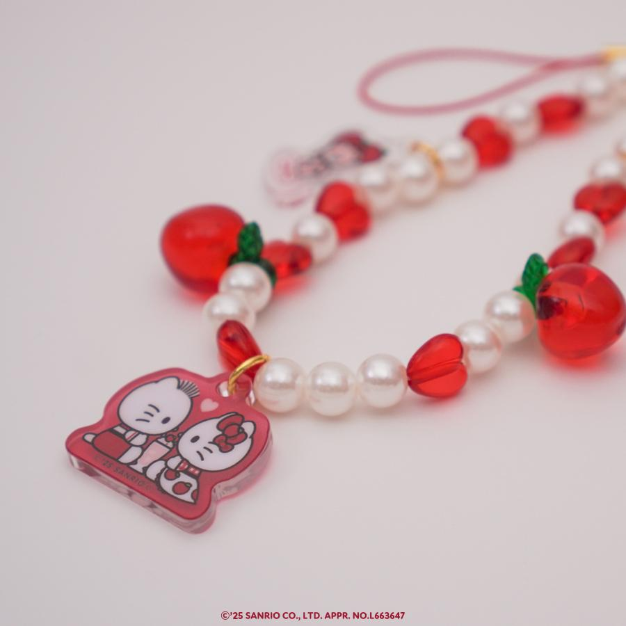 Sanrio｜Apple Diner SURPRIZE Trading Heart Phone Charm｜170mm approx.