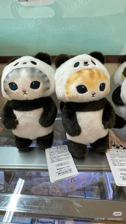 Mofusand｜Chubby Potetama Plush Toy鲨鱼猫熊猫玩偶/公仔｜约11×21×8cm