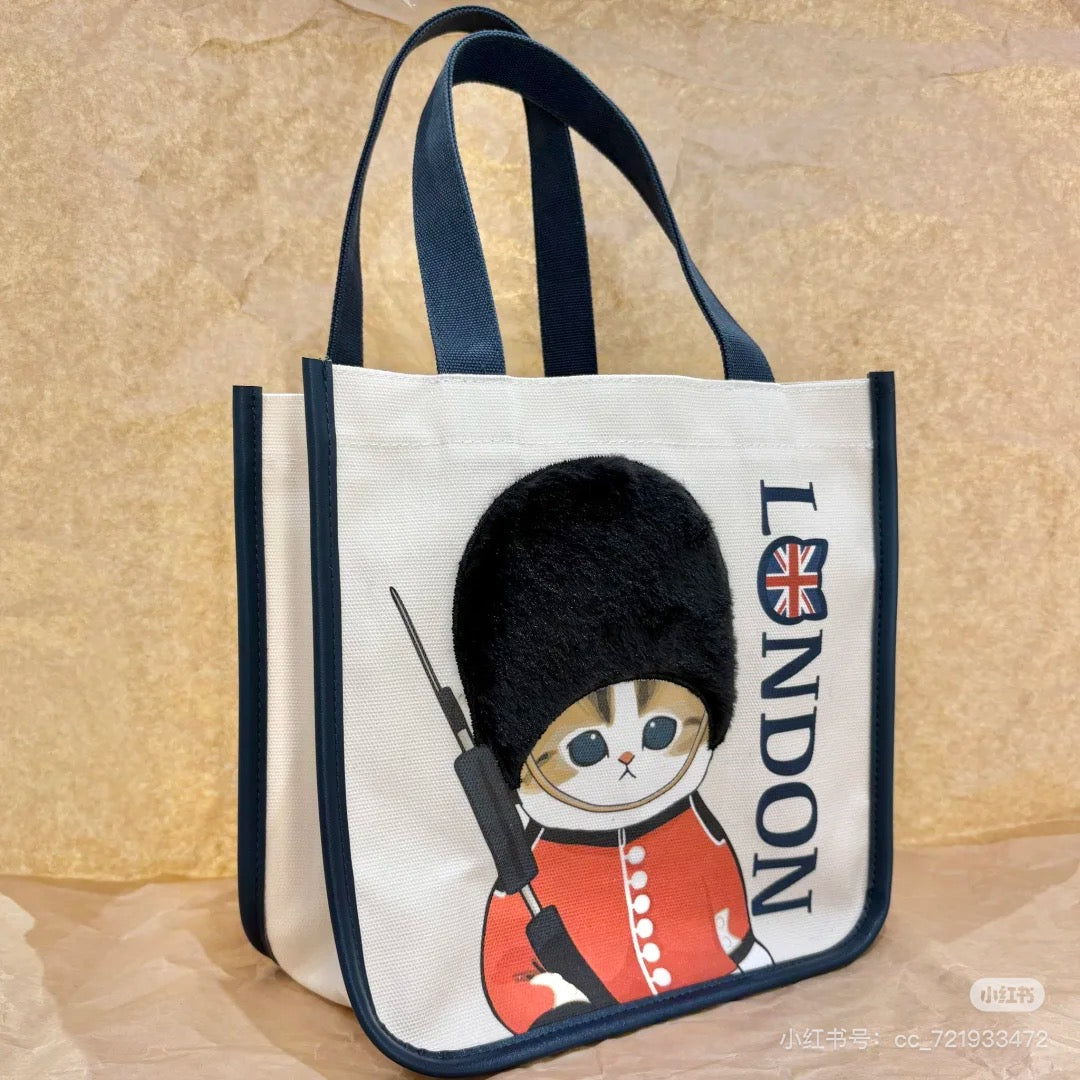 Mofusand｜Mofumofu Journey Lunch Size Mini Tote Bag｜250×250×130mm approx.