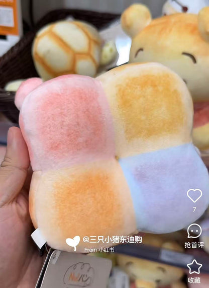 Disney｜Nui Bread Pooh Piglet Eeyore Tigger Plush Dolls/Plush Toy｜W125×H65×D125mm approx.