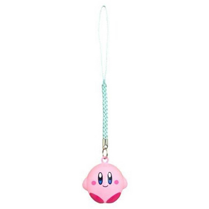 Kirby｜Tiny Charm Face-shaped Bell Netsuke｜2.5×3.2×2.5cm approx.