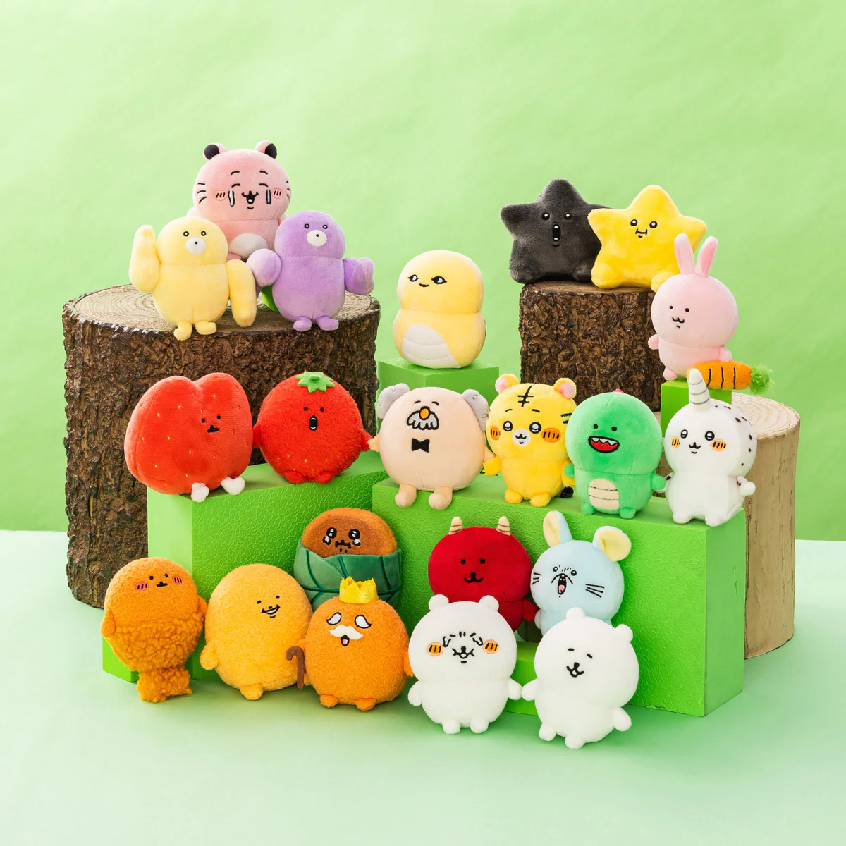 Nagano｜Characters suddenly became very strong! Mini sitting Mascot Holder /Plush Keychain｜H75×W70×D45mm approx.
