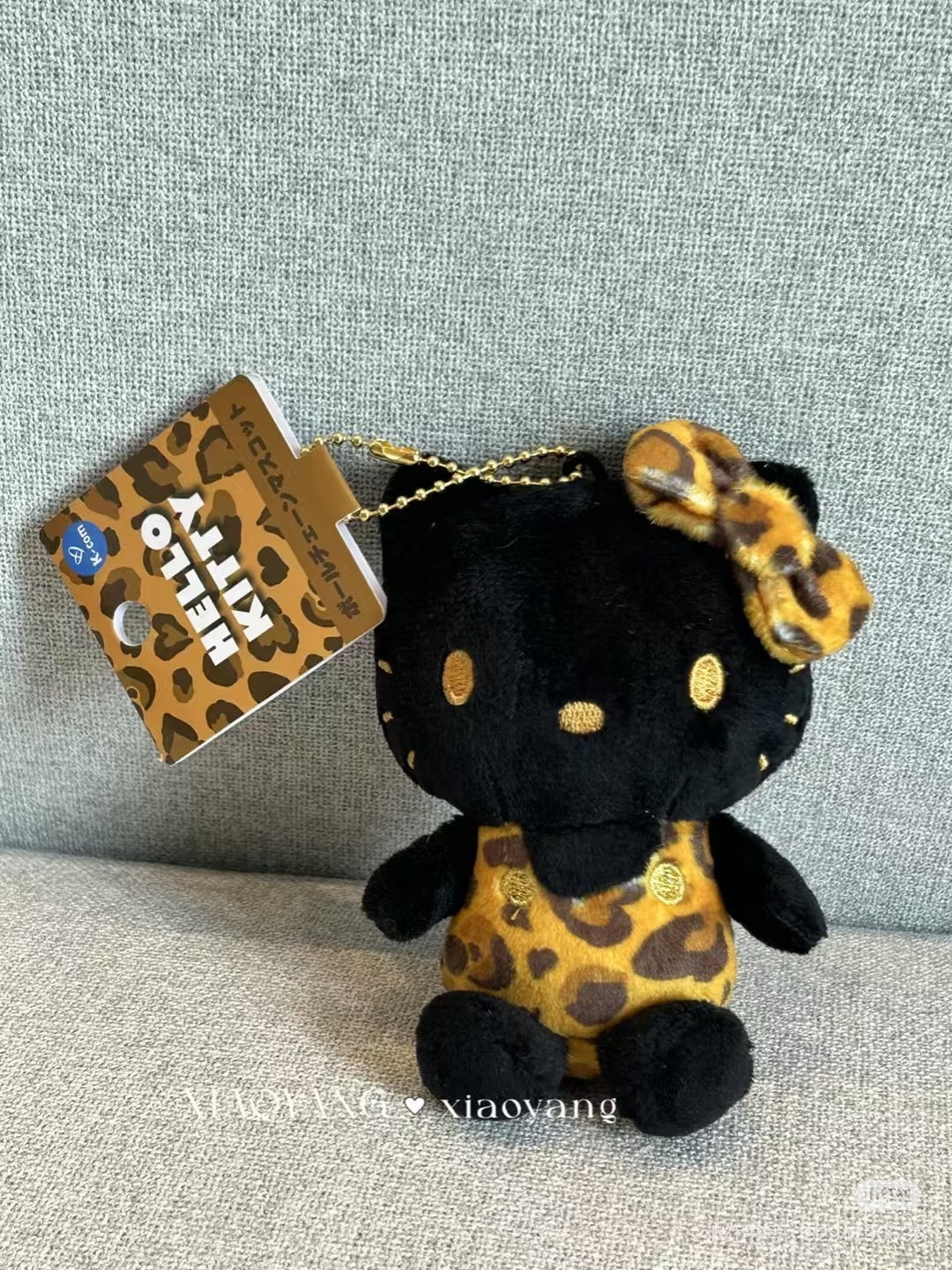 HelloKitty｜Leopard Mascot Holder /Plush Keychain｜ 95×72×54mm approx.