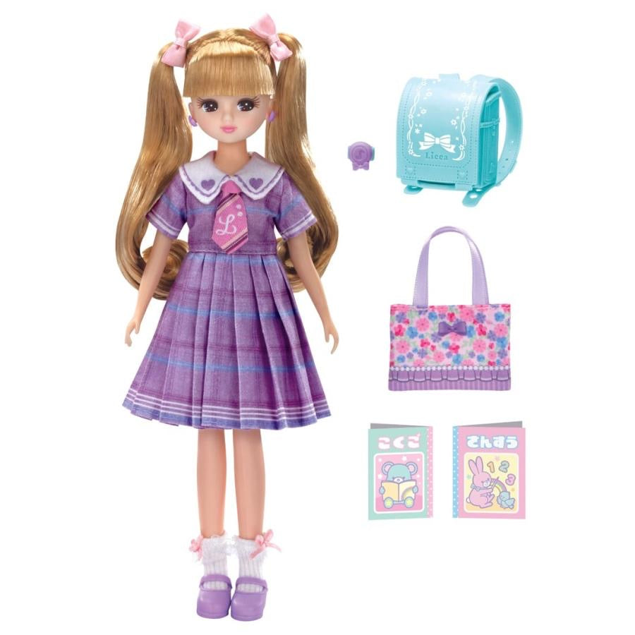 Licca｜Doll LD-08 Exciting First Grade｜27 x 13 x 5cm approx.