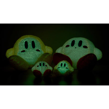 Kirby｜cafe厨房限定夜光浅色卡比瓦豆公仔/玩偶/图中大只款｜H220×W300×D260mm