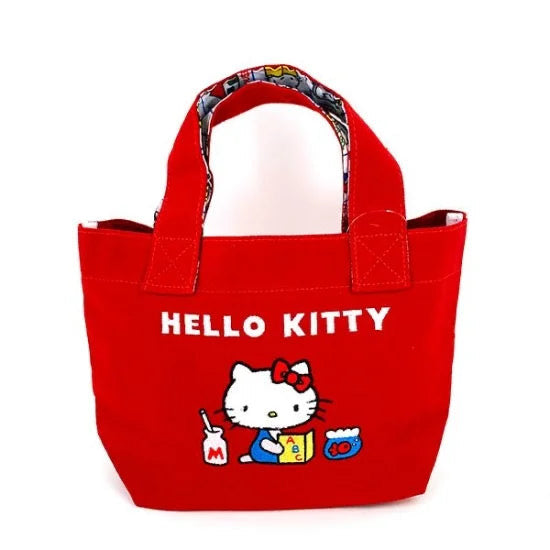 HelloKitty凯蒂猫｜Sanrio Hello Kitty 50th Anniversary Classic Mini Tote Bag50周年限定迷你托特包/手提包｜约H20 x W30 x D10cm