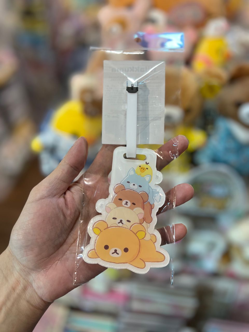 Rilakkuma轻松熊｜可爱防水行李牌/铭牌