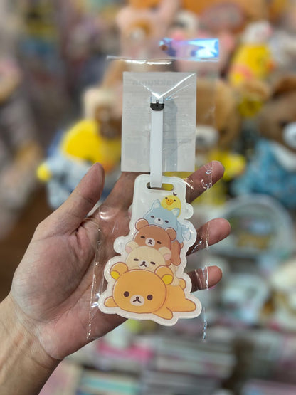 Rilakkuma轻松熊｜可爱防水行李牌/铭牌