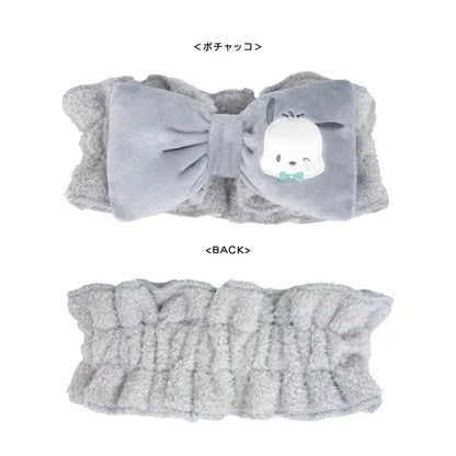 Sanrio｜吸水速干柔软发带/洗脸用发箍｜W24 x H7cm