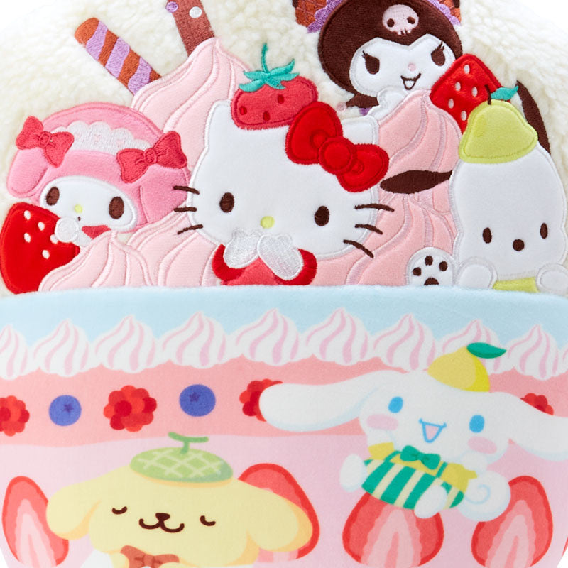 Sanrio｜Parfait甜点芭菲系列冰激凌大抱枕｜约34 x 16 x 47 cm.