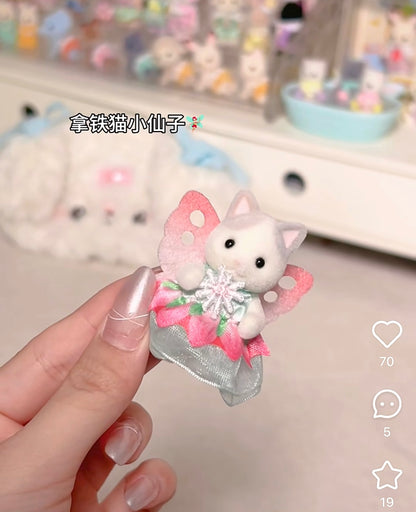 SylvanianFamilies｜Latte Cat Floral Fantasy Skyship 5827