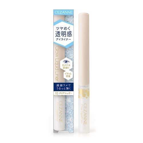 Cezanne｜爆闪碎钻日系透明感卧蚕眼线液笔｜2.0g
