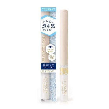 Cezanne｜爆闪碎钻日系透明感卧蚕眼线液笔｜2.0g