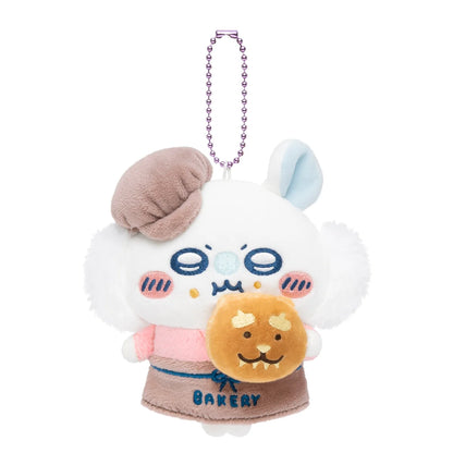 【limit 1】chiikawa｜Bakery staff Mascot Holder /Plush Keychain｜H110 x W95 x D50mm approx.