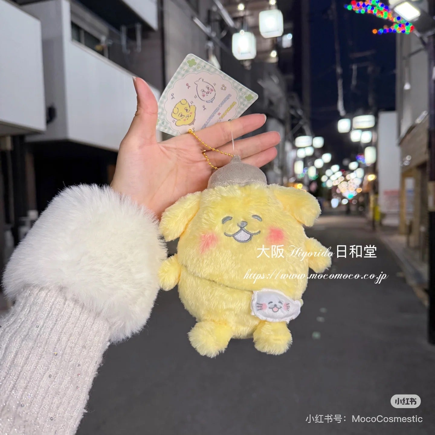 Sanrio｜Howa Koro Club Mascot Holder /Plush Keychain｜H13 approx.