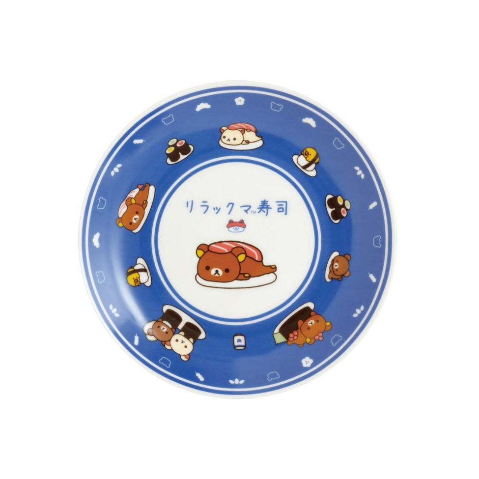 Rilakkuma｜Anytime Sushi Ceramic Plate｜20×Φ160mm approx.