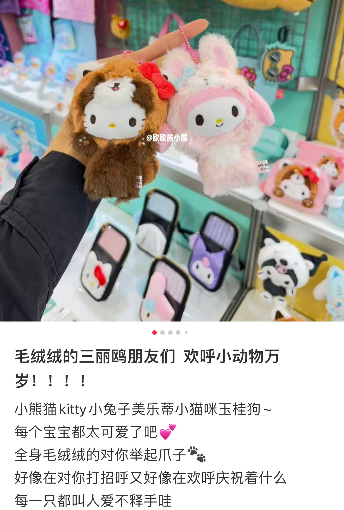 Sanrio｜Cheers Banzai Series Anteater Mascot Holder /Plush Keychain｜115×85×72mm approx.