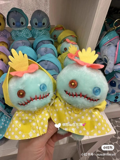 Disney迪士尼｜超萌豆豆眼雨衣系列玩偶/公仔｜约11×11×8cm