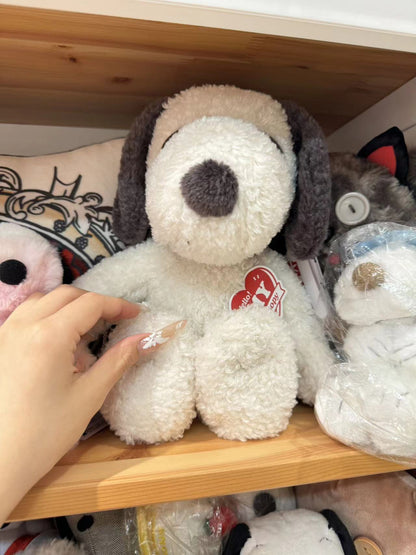 Snoopy史努比｜PEANUTS Hello! MY Snoopy Plush M Size我的史努比系列中号毛绒玩偶/公仔｜约H38×W25×D15cm（座高26cm）