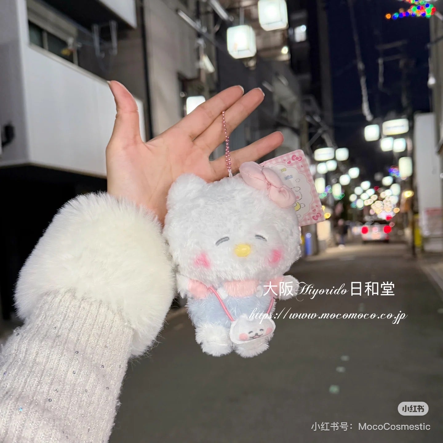 Sanrio｜Howa Koro Club Mascot Holder /Plush Keychain｜H13 approx.