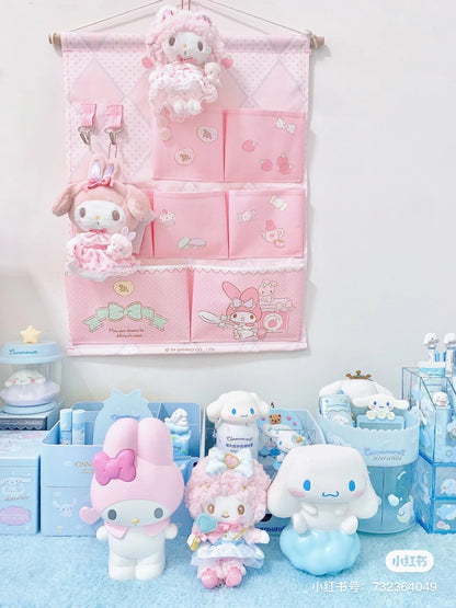 Sanrio｜可爱角色笔架/收纳盒/背面是笔架
