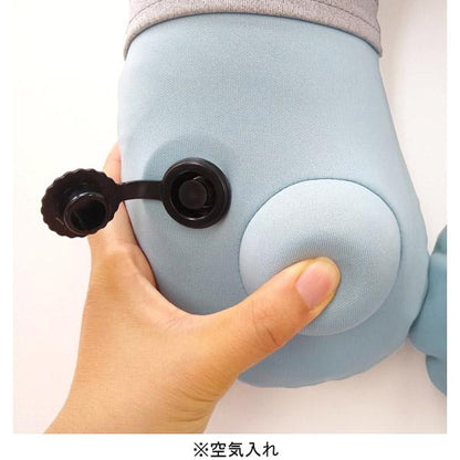 Snoopy史努比｜按压充气便携U型枕/差旅神器/可收纳｜约30.5 x 宽 30 x 高 12 cm