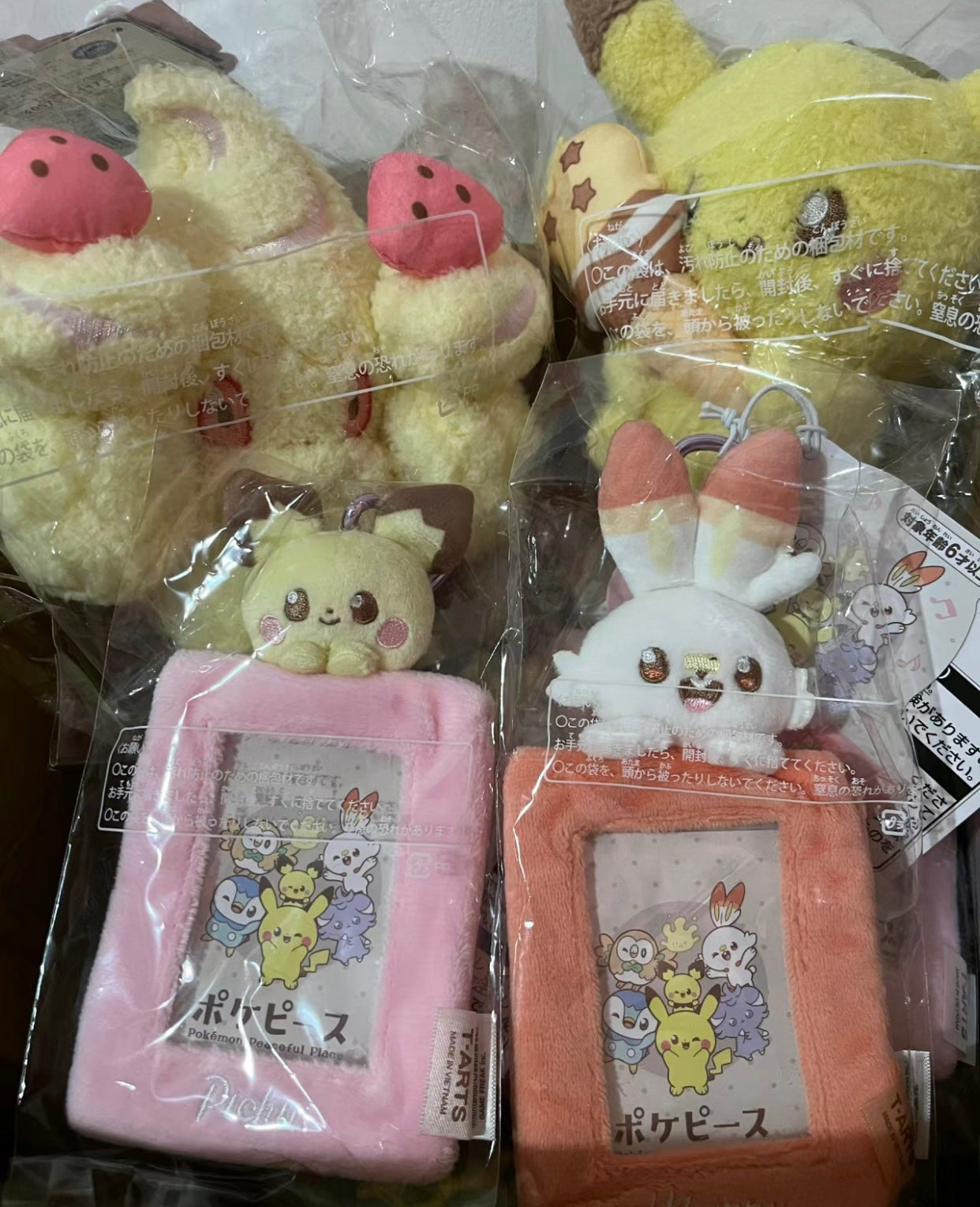 Pokemon｜pokepeace甜点系列毛绒玩偶卡包/卡套/正反都可爱