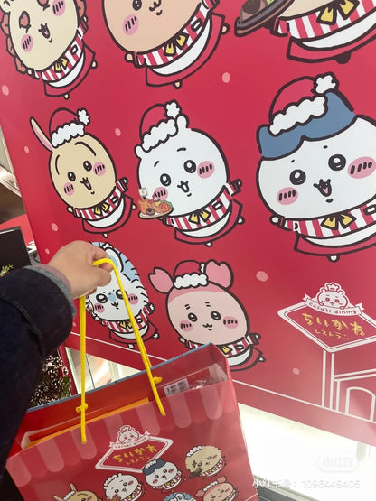 Chiikawa 吉伊卡哇｜餐厅系列超可爱巧克力果子礼盒/附赠一张限定贴纸/12枚入｜約H190×W195×D35mm【24.09.23】