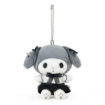 Sanrio三丽鸥｜Mascot Holder Monotone黑白印象千鸟格系列可爱角色毛绒玩偶挂件/包挂｜约7.5×5×11cm