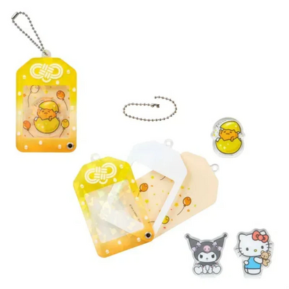 Sanrio三丽鸥｜Custom Acrylic Charm Amulet Blind Box新年开运御守偏光亚克力摇摇乐吊饰盲盒/全8种｜1枚入