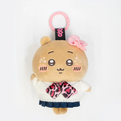 【LIMIT 1 PER COLLECTION】chiikawa｜Gyaru 9090 × Chiikawa Collaboration Mascot Holder /Plush Keychain｜H14 x W9 x D5.5cm approx.