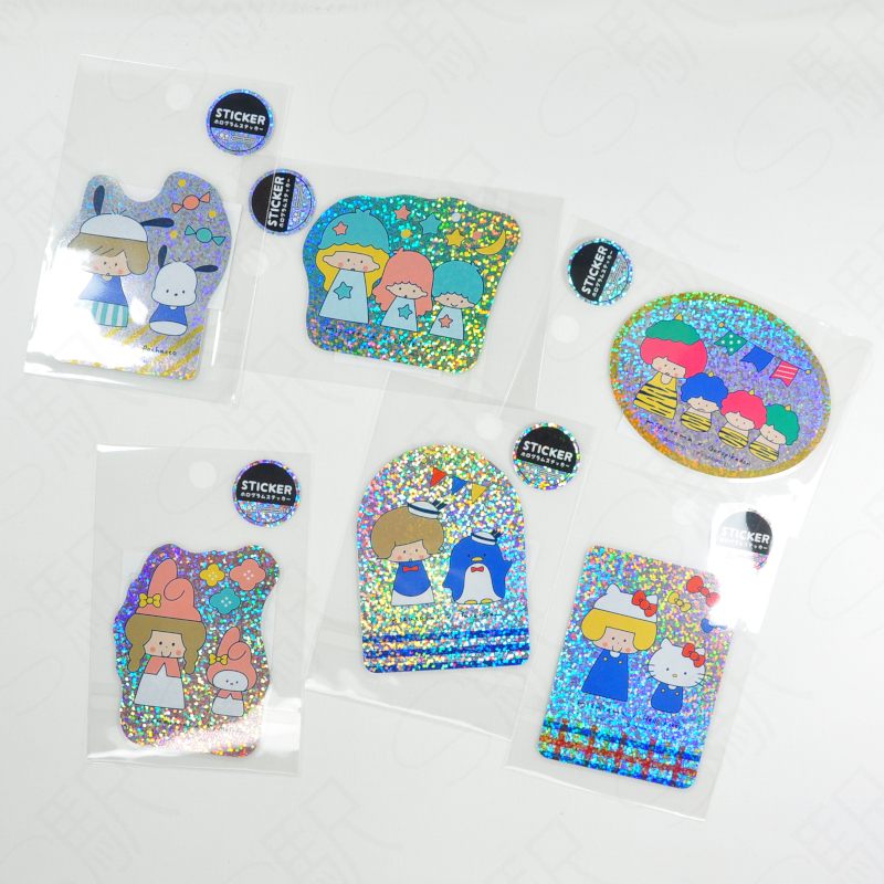 Sanrio｜Stationery Hologram Sticker｜70 x 60 mm approx.