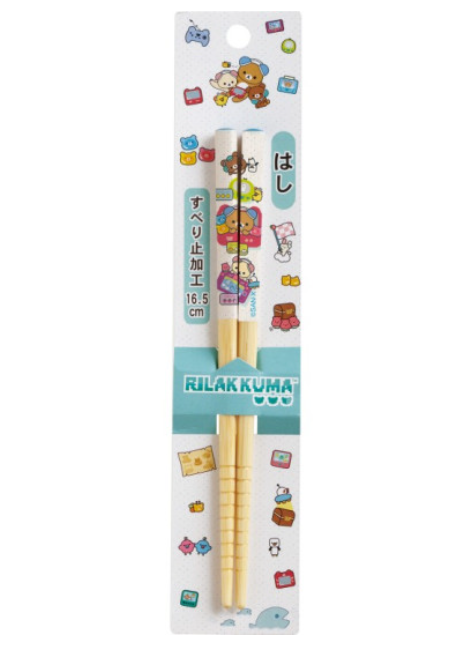 Rilakkuma｜Gaming Bamboo Chopsticks｜16.5cm approx.