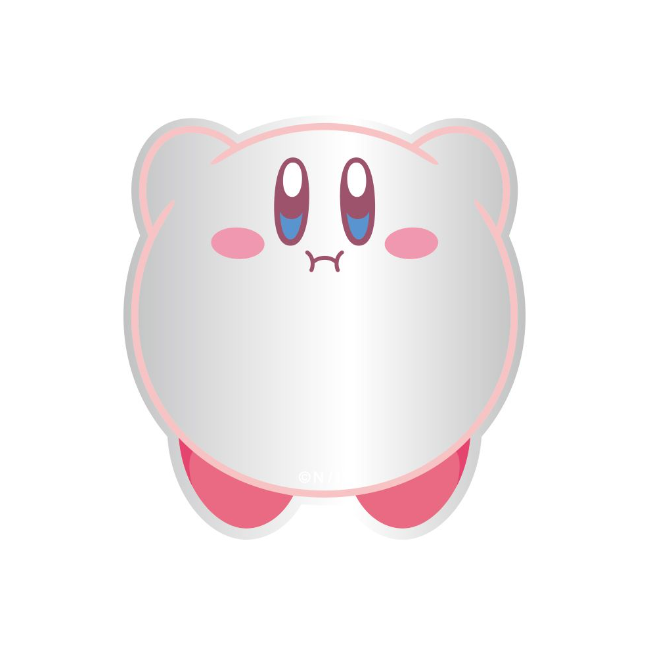 Kirby星之卡比｜Kirby Acrylic Mirror Sticker 超可爱镜子贴纸/1枚｜约H60×W60×D2mm