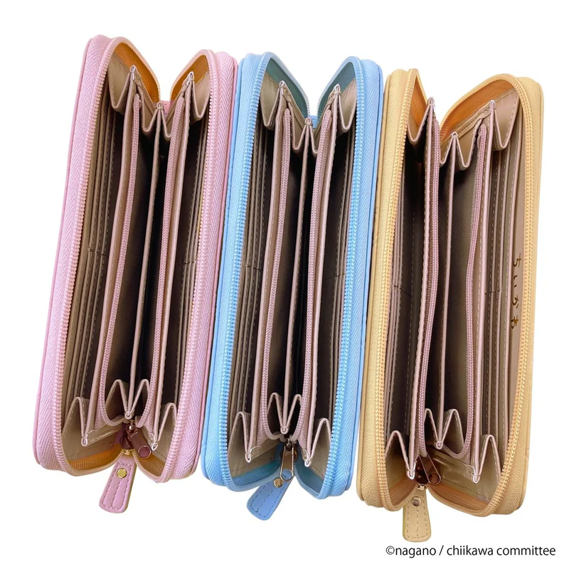Chiikawa｜Print Patch type folding long wallet｜97×197×23mm approx.