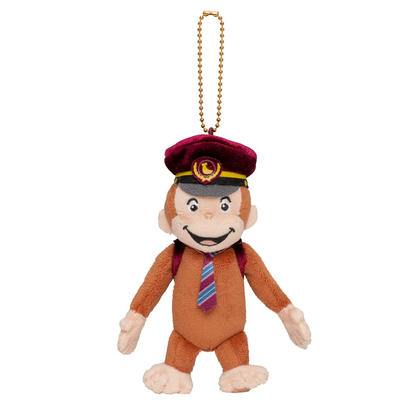 Curious George｜Hankyu Railway Mascot Holder /Plush Keychain｜H14cm approx.