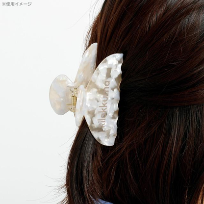 Sanx｜Acrylic Pearl Marble Hair Claw Clip｜45×80×45mm approx.