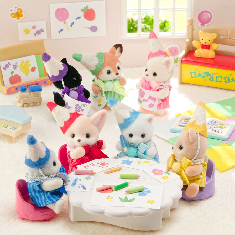 【limit 1】SylvanianFamilies｜Lively Baby Colored Pencils Calico Critters Colorful