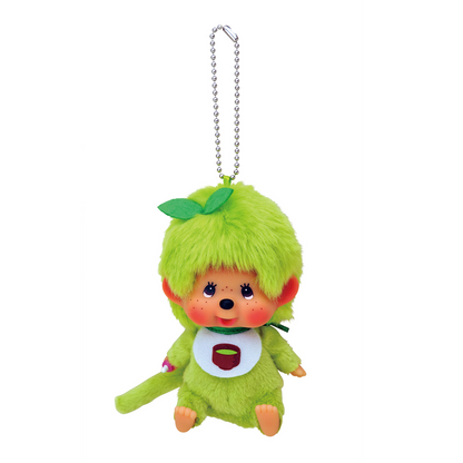 Monchhichi｜Big Face Mascot Holder /Plush Keychain｜12 x 8 x 5 cm approx.