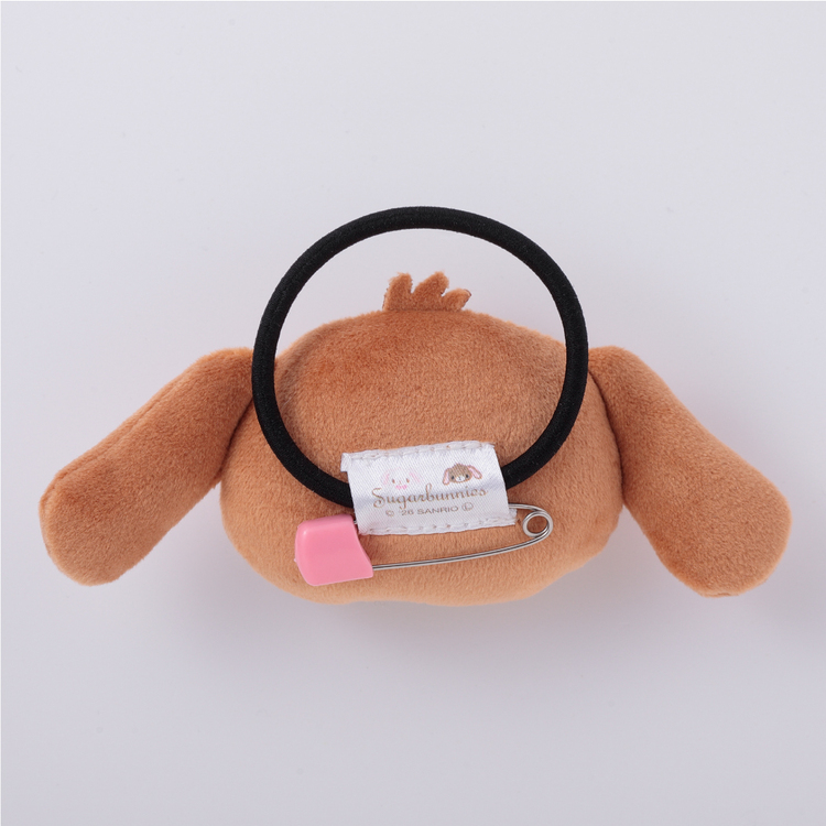 Sanrio｜Sugarbunnies Friendship Face Hair Tie Set (with badge)｜60mm x 30mm approx.