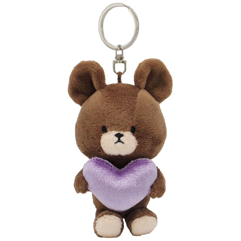 The bear’s school｜Favorite Color Mascot Holder /Plush Keychain｜ 6.5cm x 4cm x 11cm approx.